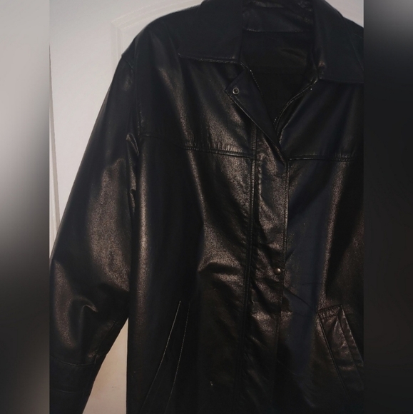 Oversized Black Unisex Jacket - Picture 4 of 7